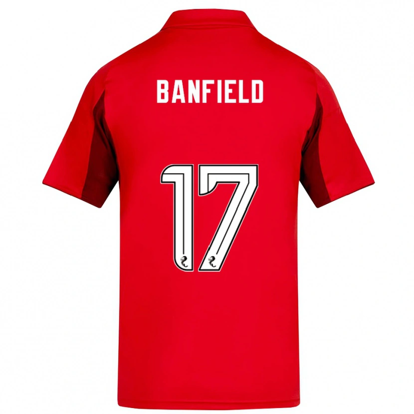 Danxen Men Keeley Banfield #17 Red Burgundy Home Jersey 2025/26 T-Shirt