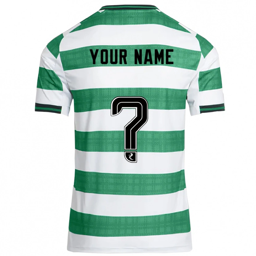 Danxen Men Your Name #0 Green White Home Jersey 2025/26 T-Shirt