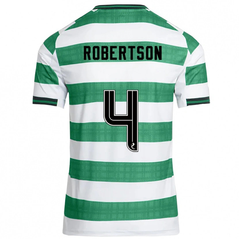 Danxen Men Lisa Robertson #4 Green White Home Jersey 2025/26 T-Shirt