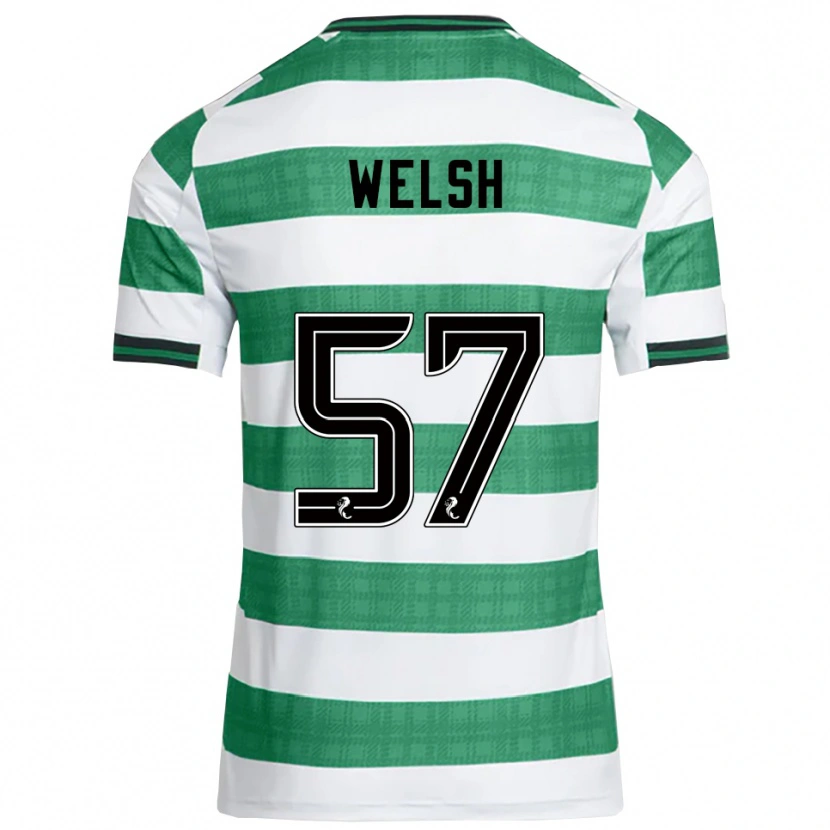 Danxen Men Stephen Welsh #57 Green White Home Jersey 2025/26 T-Shirt
