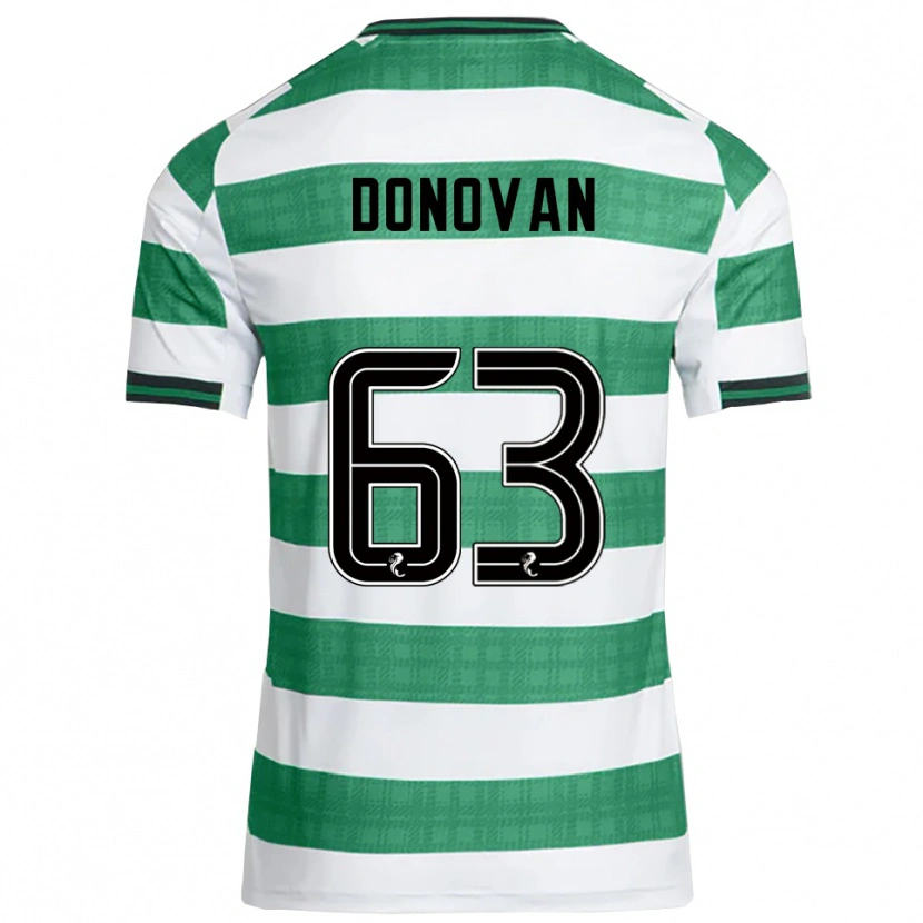 Danxen Men Colby Donovan #63 Green White Home Jersey 2025/26 T-Shirt