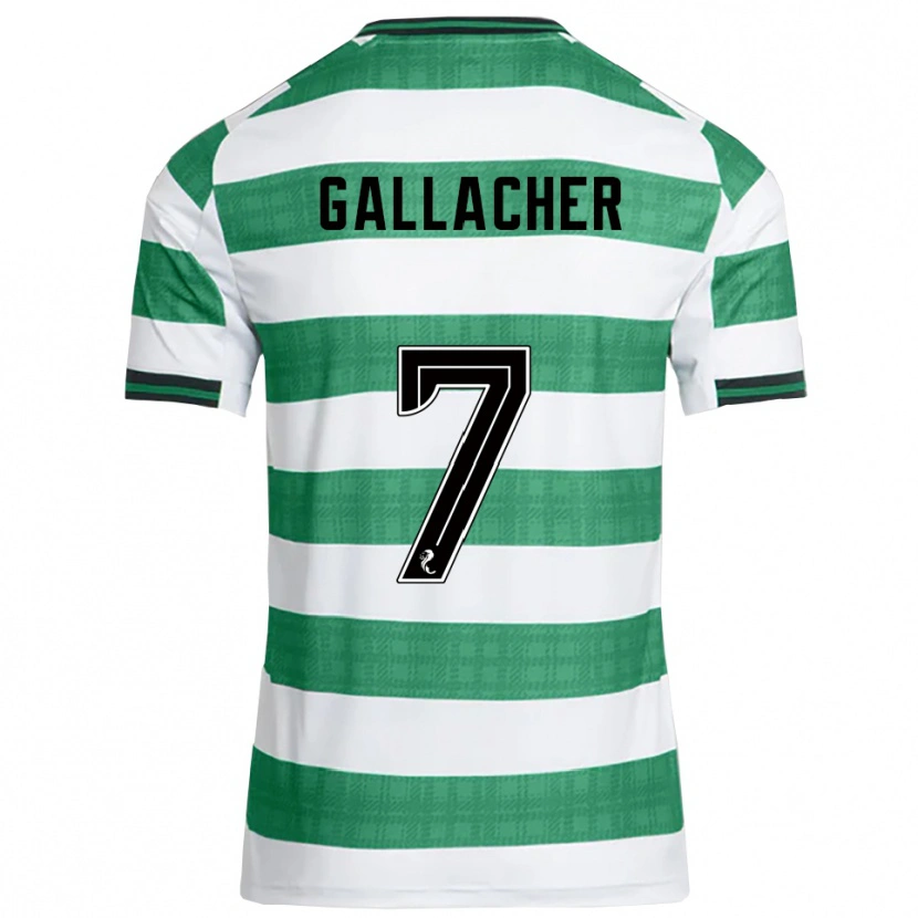 Danxen Men Amy Gallacher #7 Green White Home Jersey 2025/26 T-Shirt