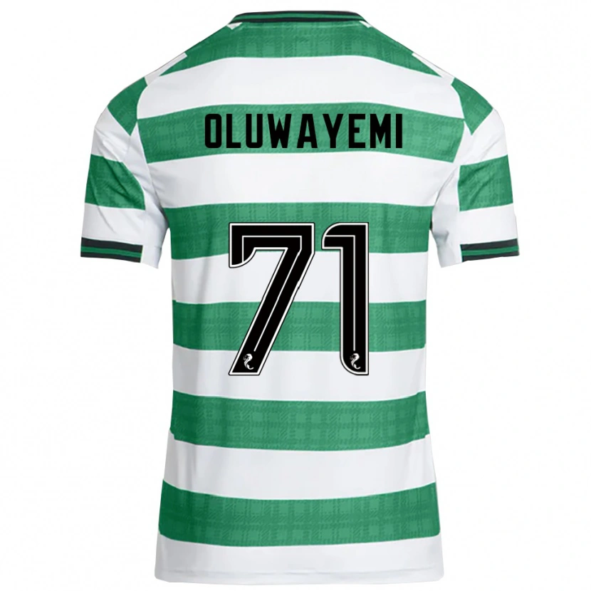 Danxen Men Tobi Oluwayemi #71 Green White Home Jersey 2025/26 T-Shirt