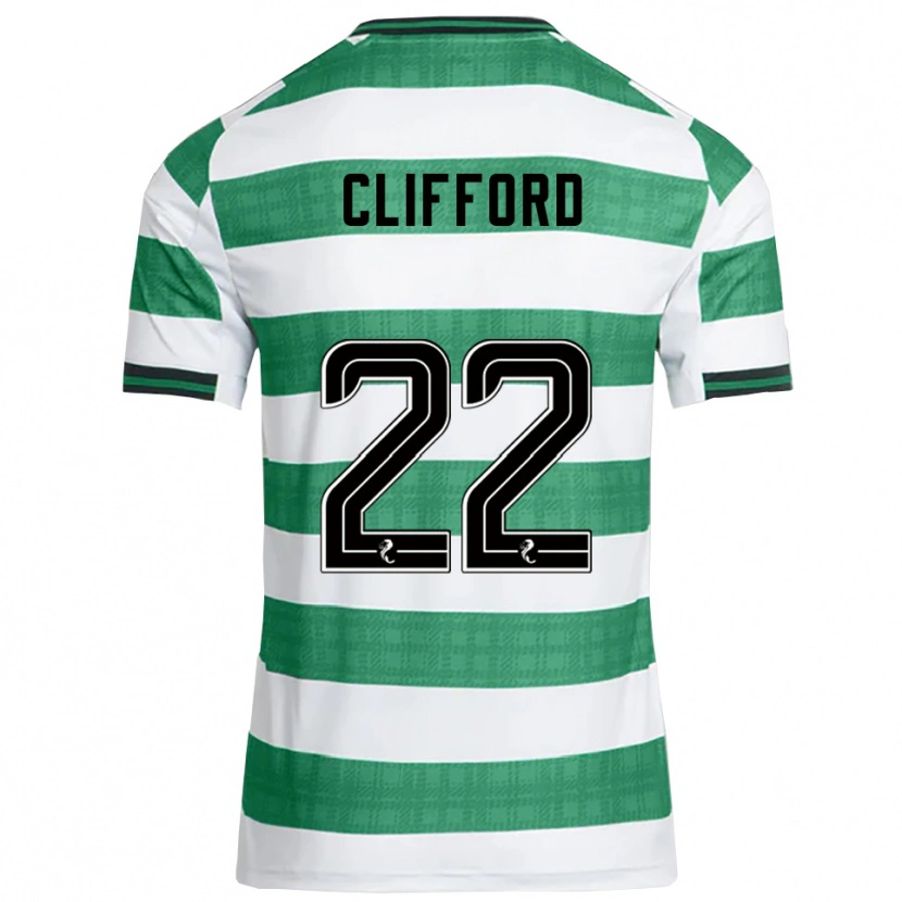 Danxen Men Lucy Ashworth-Clifford #22 Green White Home Jersey 2025/26 T-Shirt