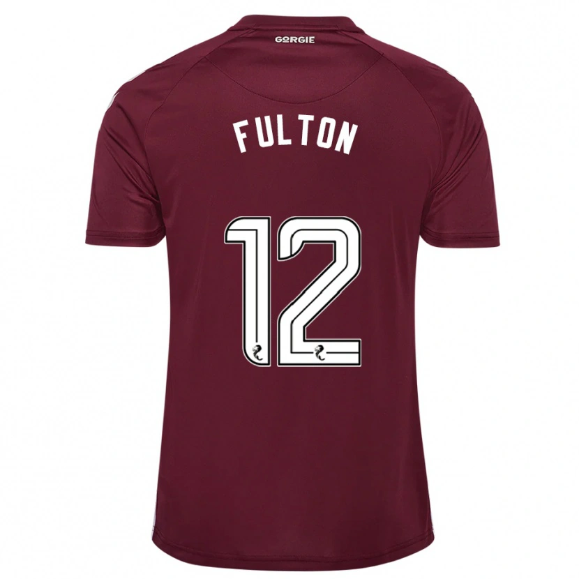 Danxen Men Ryan Fulton #12 Burgundy White Home Jersey 2025/26 T-Shirt