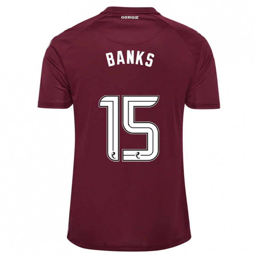 Danxen Men Euan Banks #15 Burgundy White Home Jersey 2025/26 T-Shirt