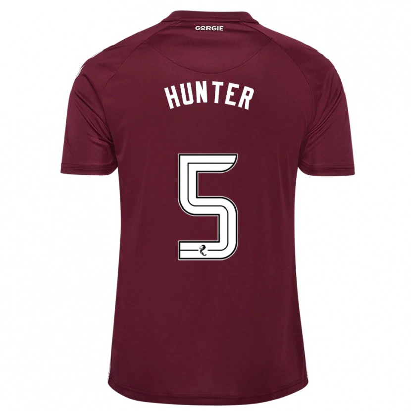 Danxen Men Georgia Hunter #5 Burgundy White Home Jersey 2025/26 T-Shirt