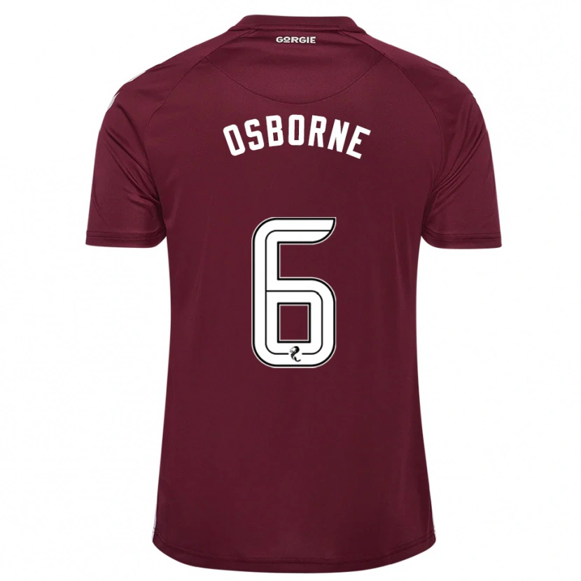 Danxen Men Alfie Osborne #6 Burgundy White Home Jersey 2025/26 T-Shirt