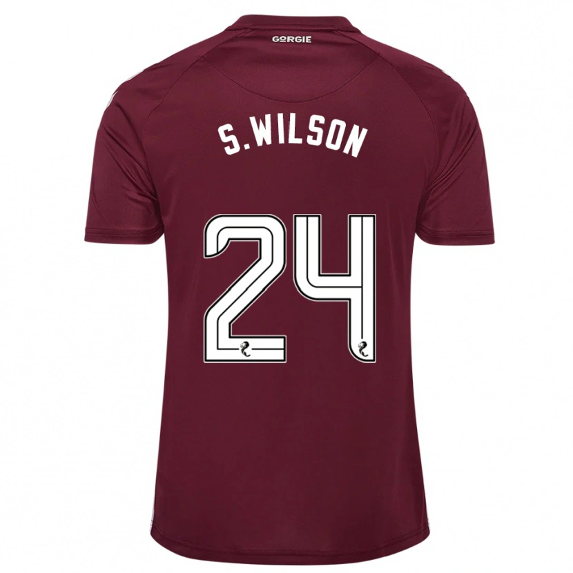 Danxen Men Stanley Wilson #24 Burgundy White Home Jersey 2025/26 T-Shirt