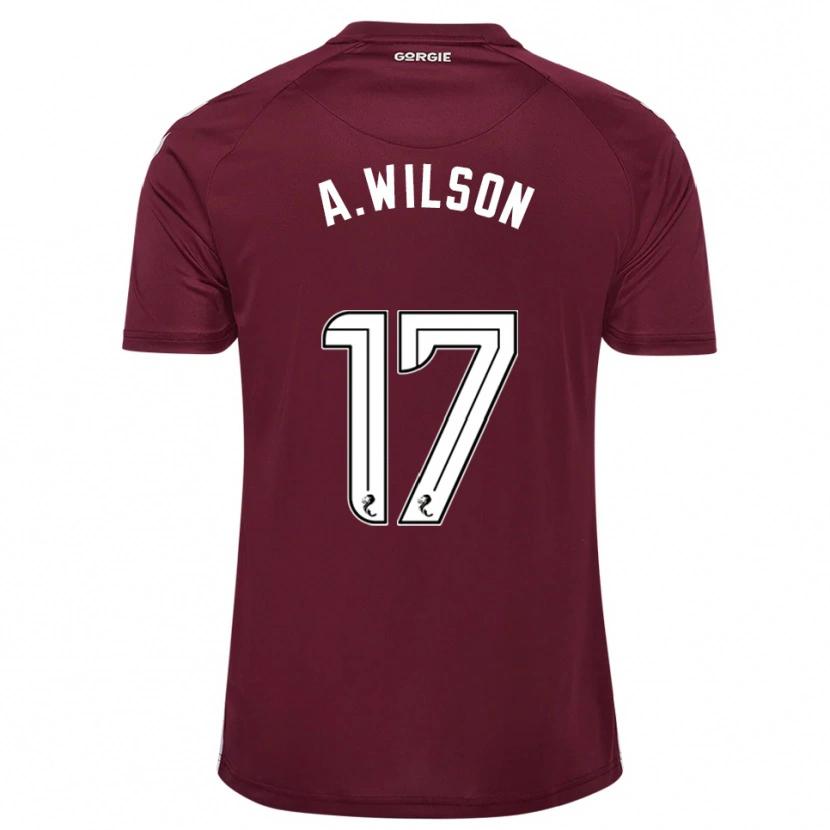 Danxen Men Alfie Wilson #17 Burgundy White Home Jersey 2025/26 T-Shirt