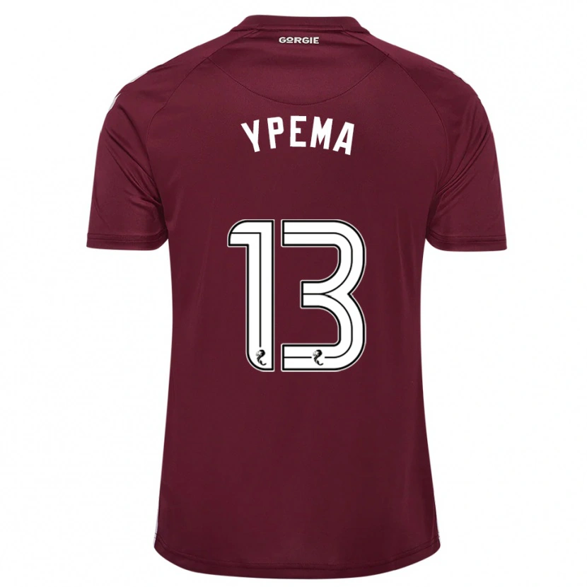 Danxen Men Danique Ypema #13 Burgundy White Home Jersey 2025/26 T-Shirt