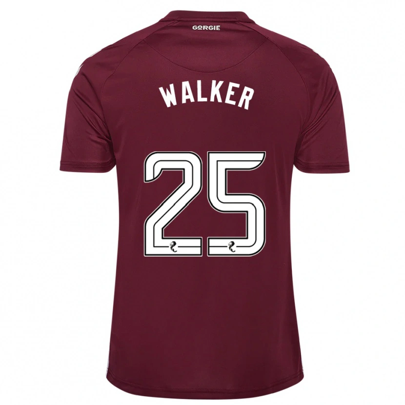 Danxen Men Liam Walker #25 Burgundy White Home Jersey 2025/26 T-Shirt
