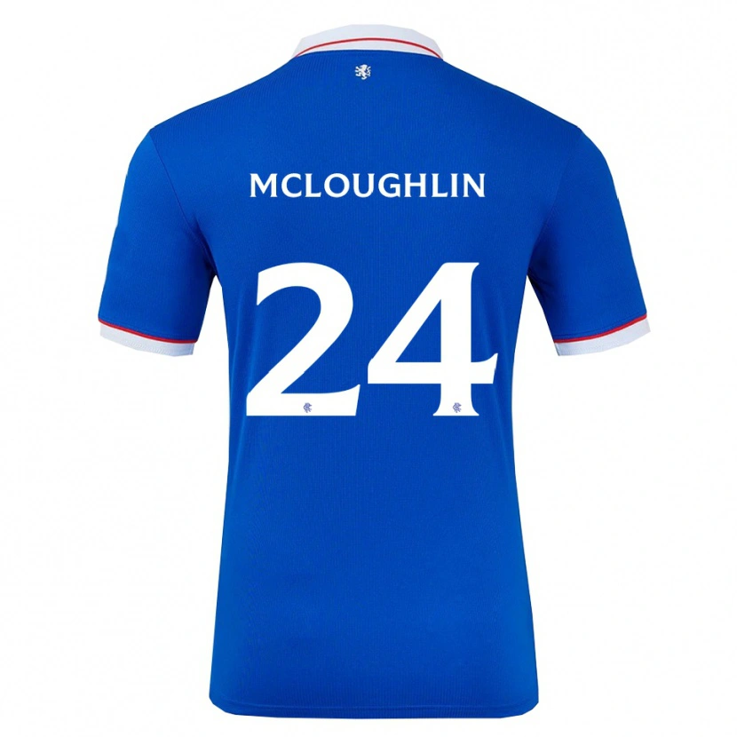 Danxen Men Olivia Mcloughlin #24 Blue White Home Jersey 2025/26 T-Shirt