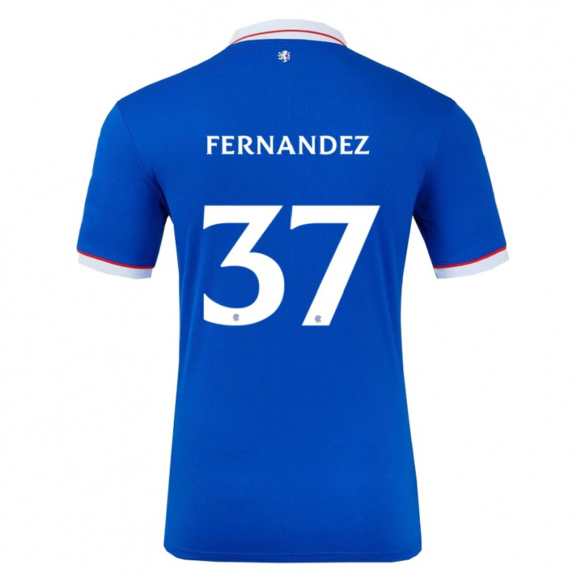 Danxen Men Emmanuel Fernandez #37 Blue White Home Jersey 2025/26 T-Shirt