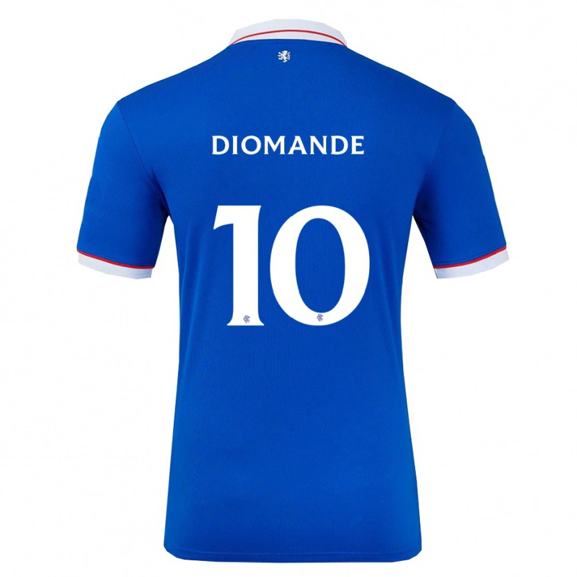 Danxen Men Mohamed Diomandé #10 Blue White Home Jersey 2025/26 T-Shirt