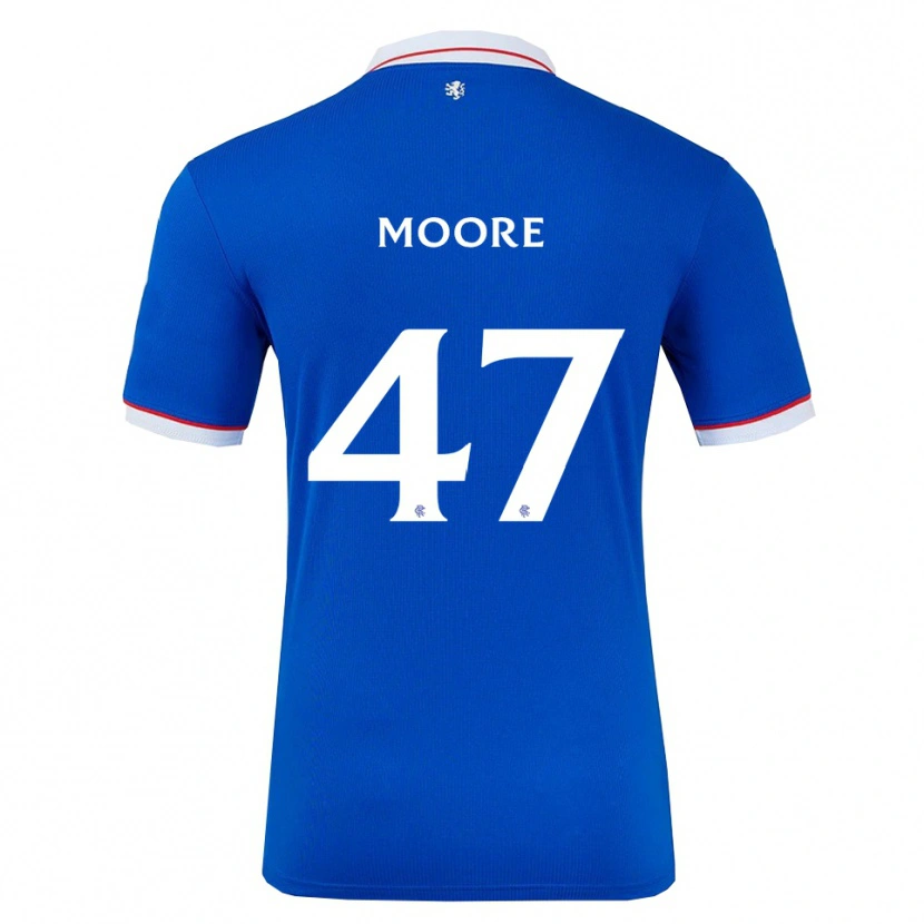 Danxen Men Mikey Moore #47 Blue White Home Jersey 2025/26 T-Shirt