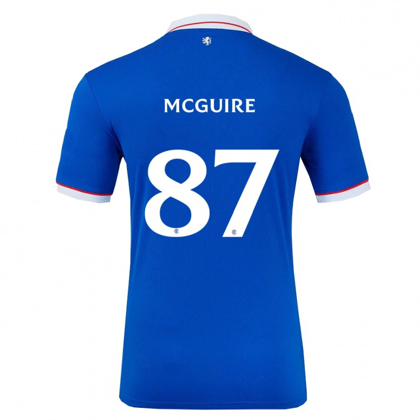 Danxen Men Rydnn Mcguire #87 Blue White Home Jersey 2025/26 T-Shirt