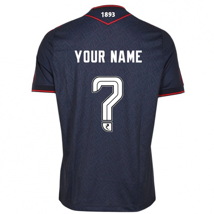 Danxen Men Your Name #0 Navy White Home Jersey 2025/26 T-Shirt