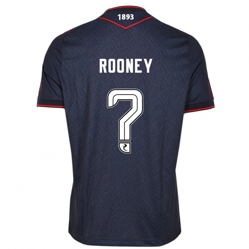 Danxen Men Chris Rooney #0 Navy White Home Jersey 2025/26 T-Shirt
