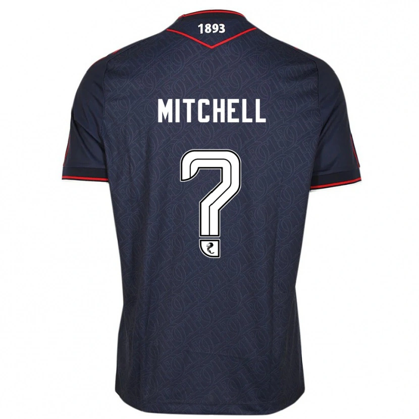 Danxen Men Josh Mitchell #0 Navy White Home Jersey 2025/26 T-Shirt