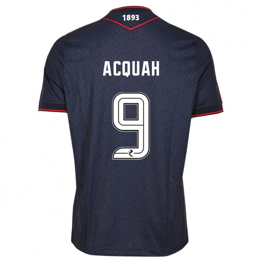 Danxen Men Emile Acquah #9 Navy White Home Jersey 2025/26 T-Shirt