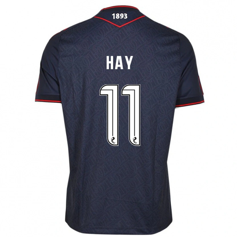Danxen Men Ashley Hay #11 Navy White Home Jersey 2025/26 T-Shirt