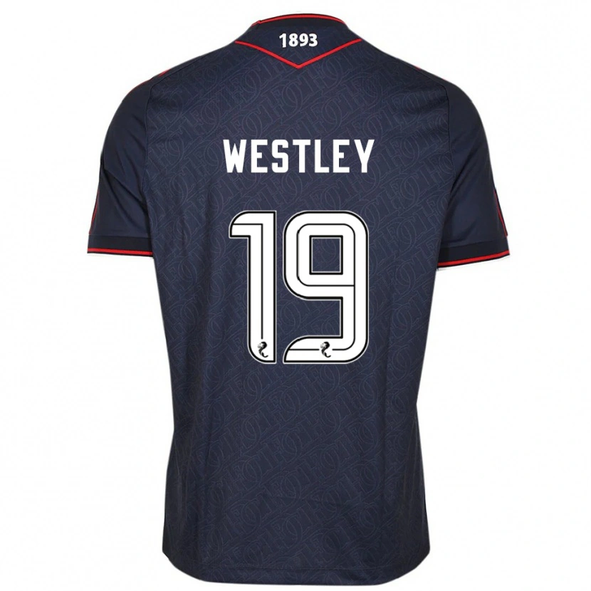 Danxen Men Joe Westley #19 Navy White Home Jersey 2025/26 T-Shirt