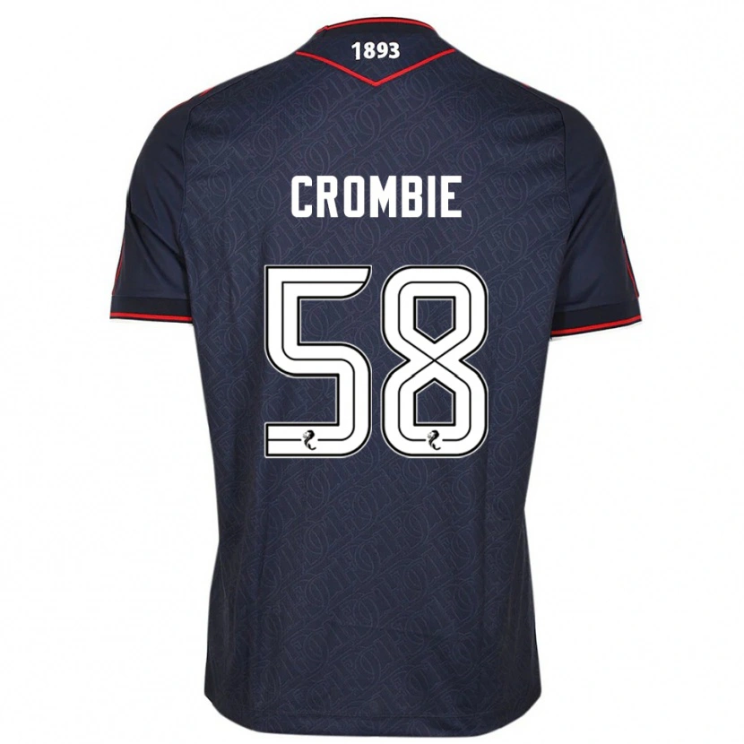 Danxen Men Ethan Crombie #58 Navy White Home Jersey 2025/26 T-Shirt