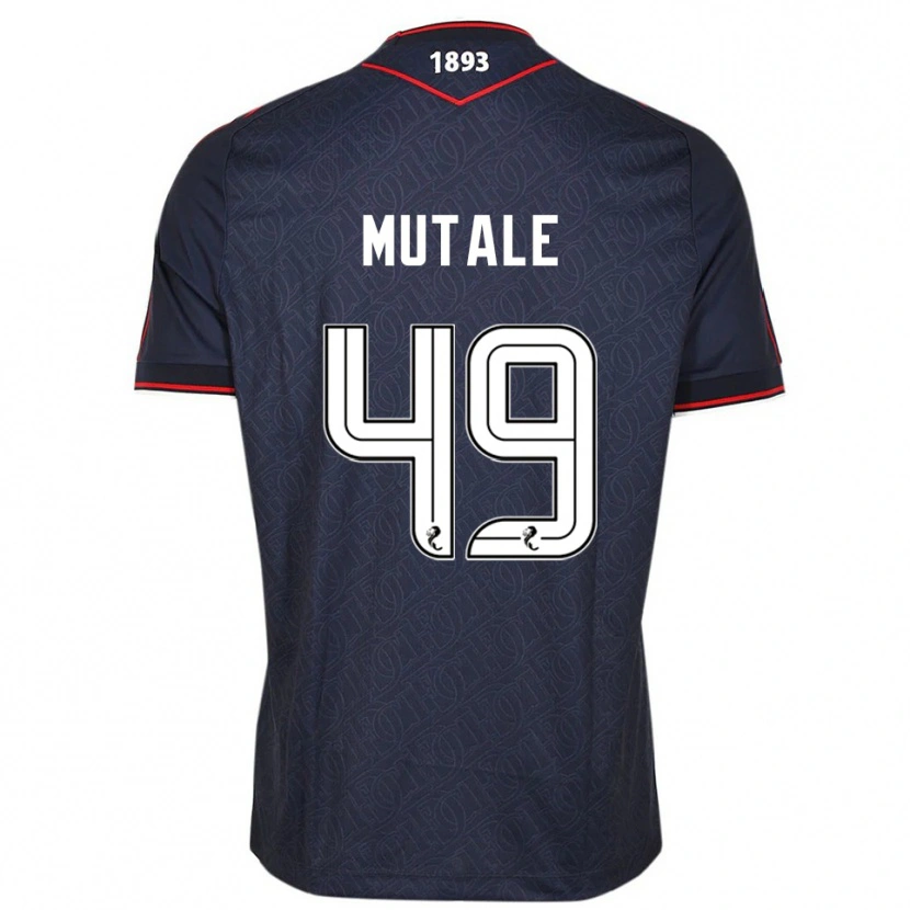 Danxen Men Euan Mutale #49 Navy White Home Jersey 2025/26 T-Shirt