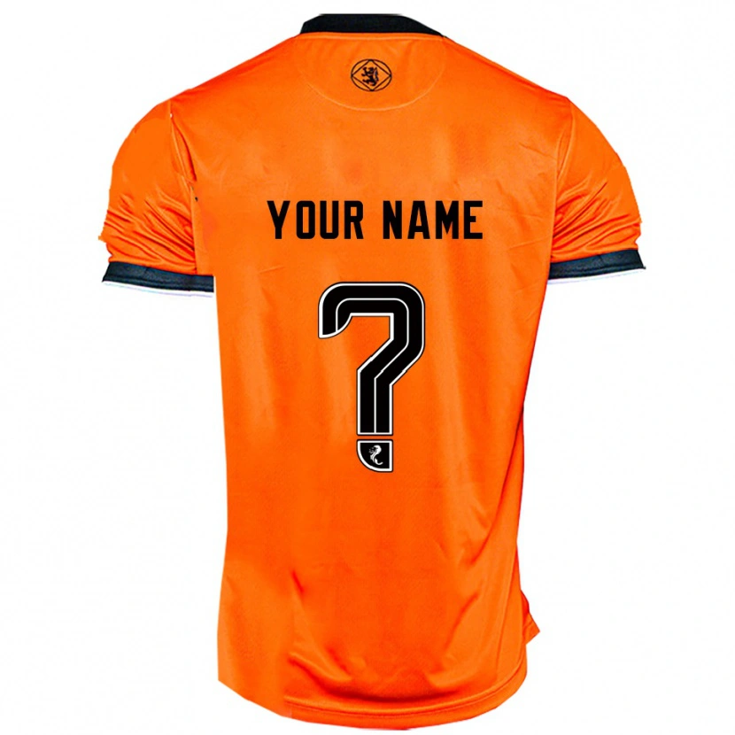 Danxen Men Your Name #0 Orange Black Home Jersey 2025/26 T-Shirt