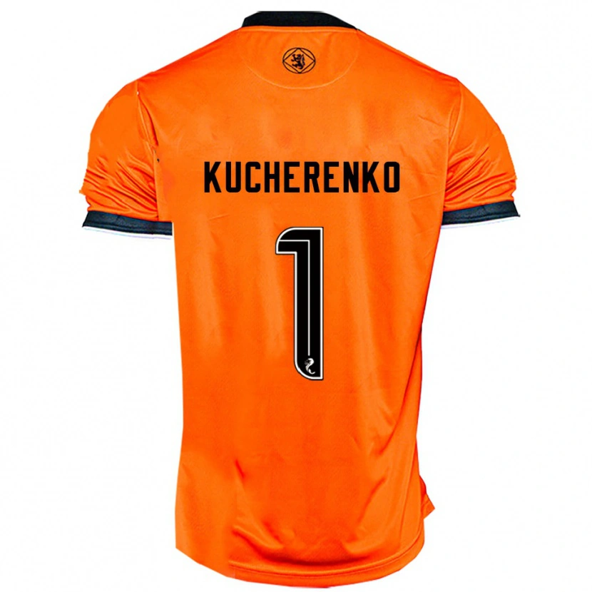 Danxen Men Yevgeniy Kucherenko #1 Orange Black Home Jersey 2025/26 T-Shirt