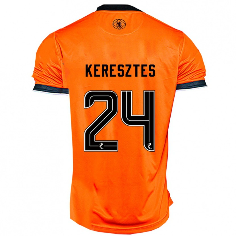 Danxen Men Krisztián Keresztes #24 Orange Black Home Jersey 2025/26 T-Shirt