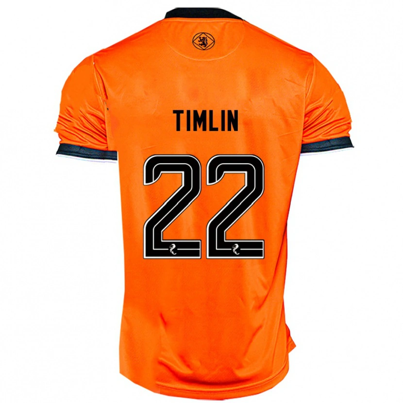 Danxen Men Sophie Timlin #22 Orange Black Home Jersey 2025/26 T-Shirt
