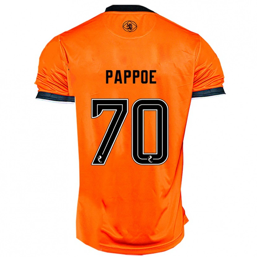 Danxen Men Isaac Pappoe #70 Orange Black Home Jersey 2025/26 T-Shirt