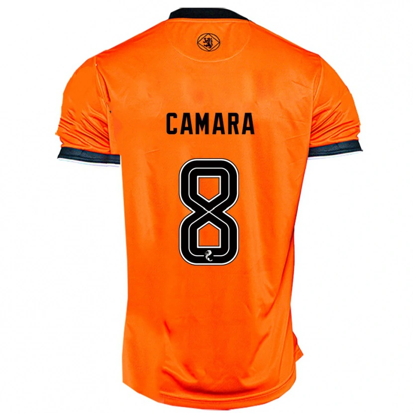 Danxen Men Panutche Camara #8 Orange Black Home Jersey 2025/26 T-Shirt
