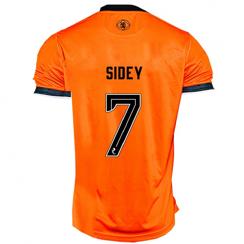Danxen Men Leah Sidey #7 Orange Black Home Jersey 2025/26 T-Shirt