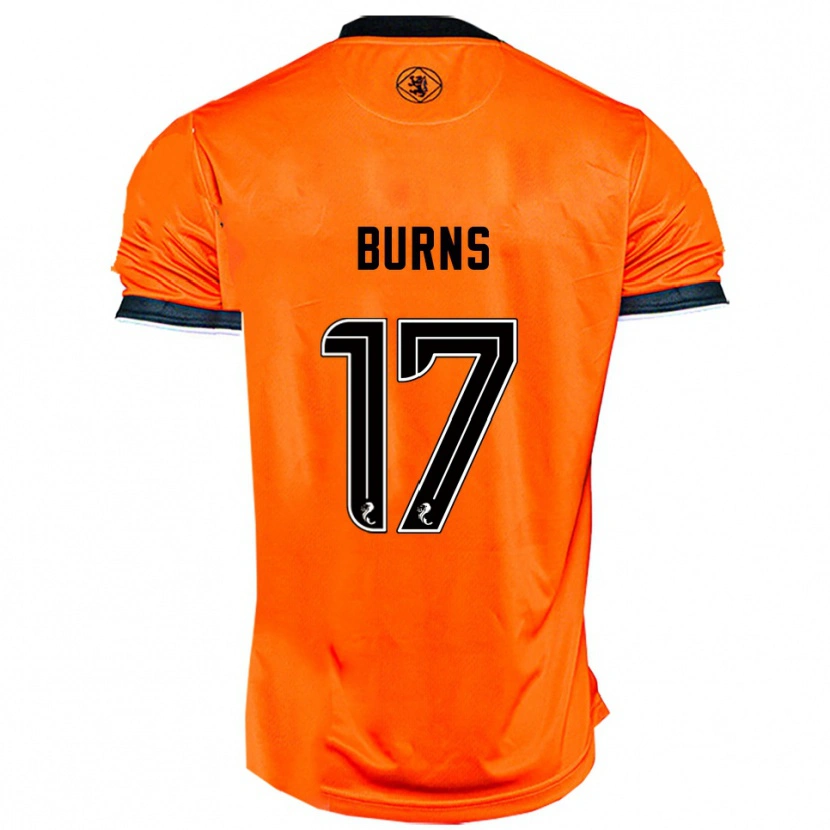 Danxen Men Megan Burns #17 Orange Black Home Jersey 2025/26 T-Shirt