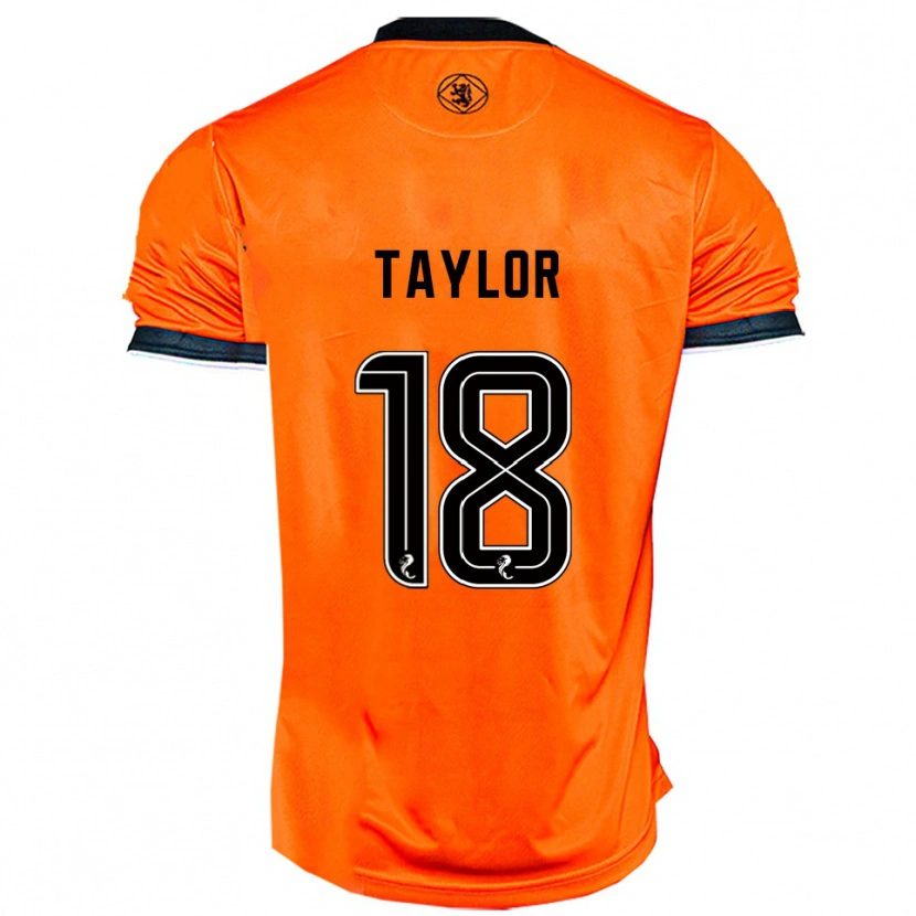 Danxen Men Amy Taylor #18 Orange Black Home Jersey 2025/26 T-Shirt