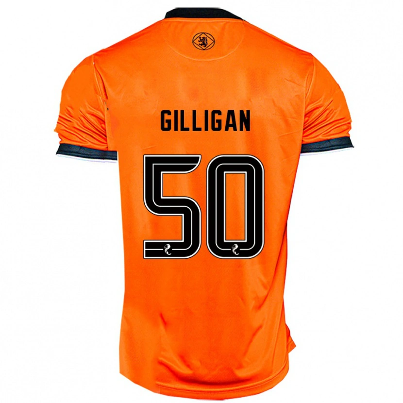Danxen Men Keir Gilligan #50 Orange Black Home Jersey 2025/26 T-Shirt