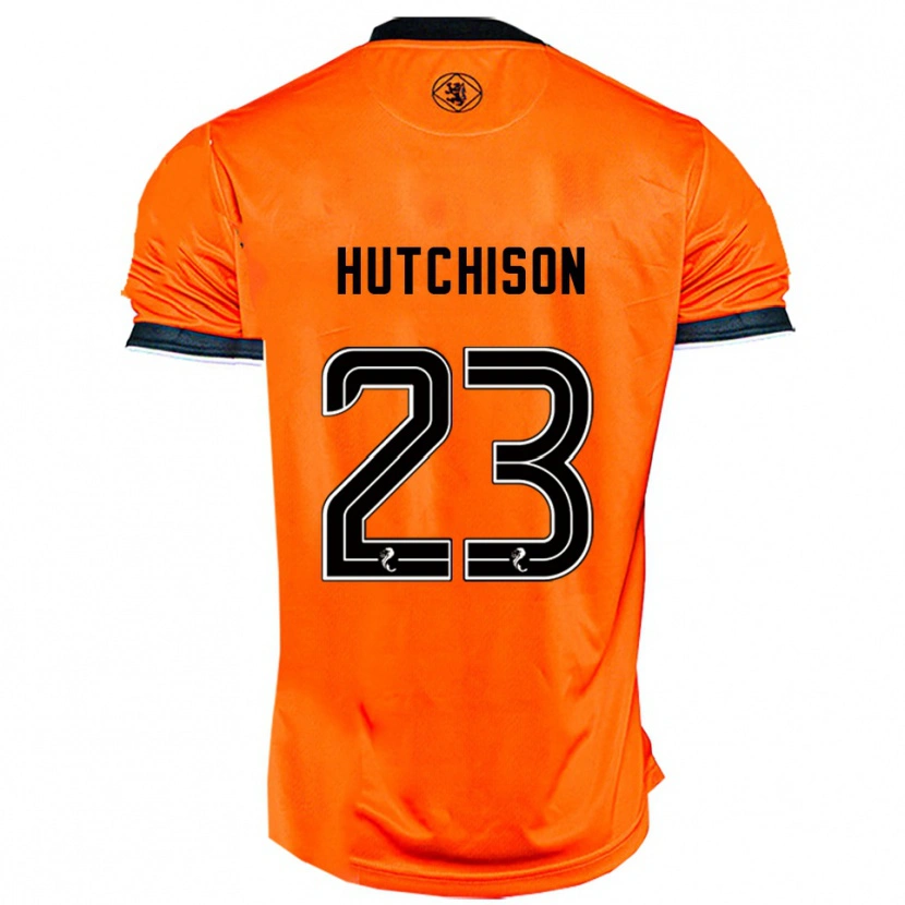 Danxen Men Daisy Hutchison #23 Orange Black Home Jersey 2025/26 T-Shirt