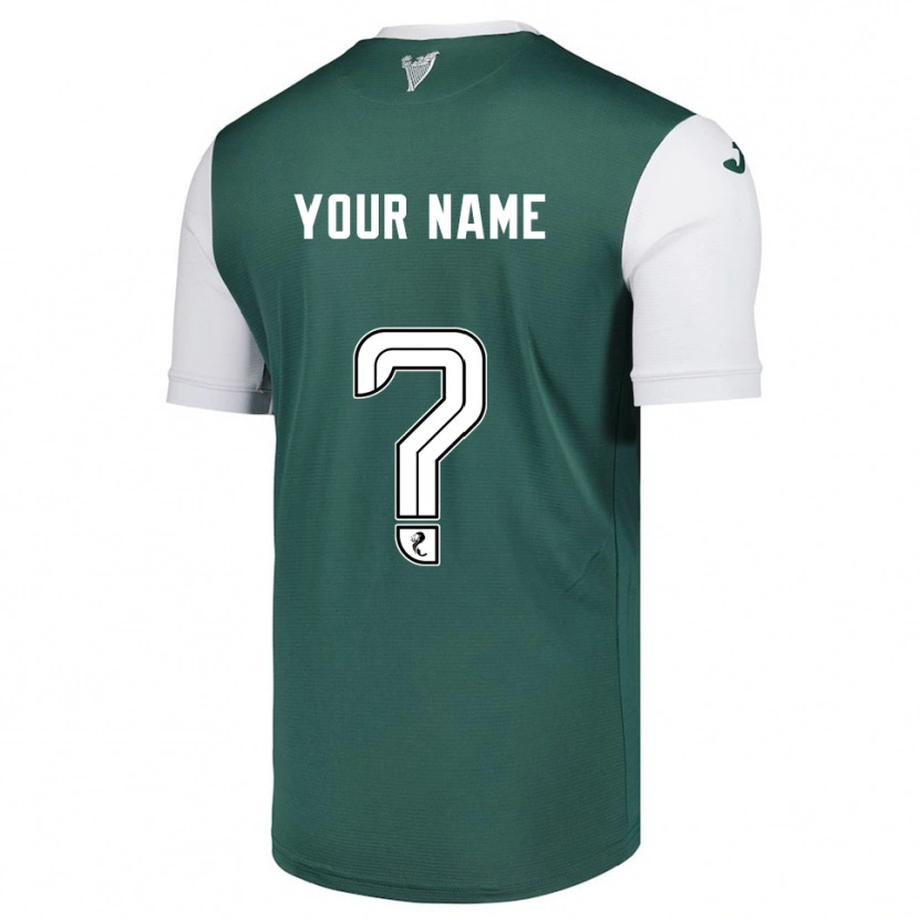 Danxen Men Your Name #0 Green White Home Jersey 2025/26 T-Shirt