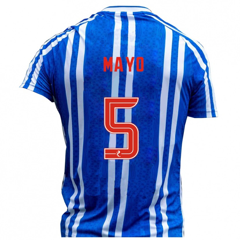 Danxen Men Lewis Mayo #5 Blue White Home Jersey 2025/26 T-Shirt
