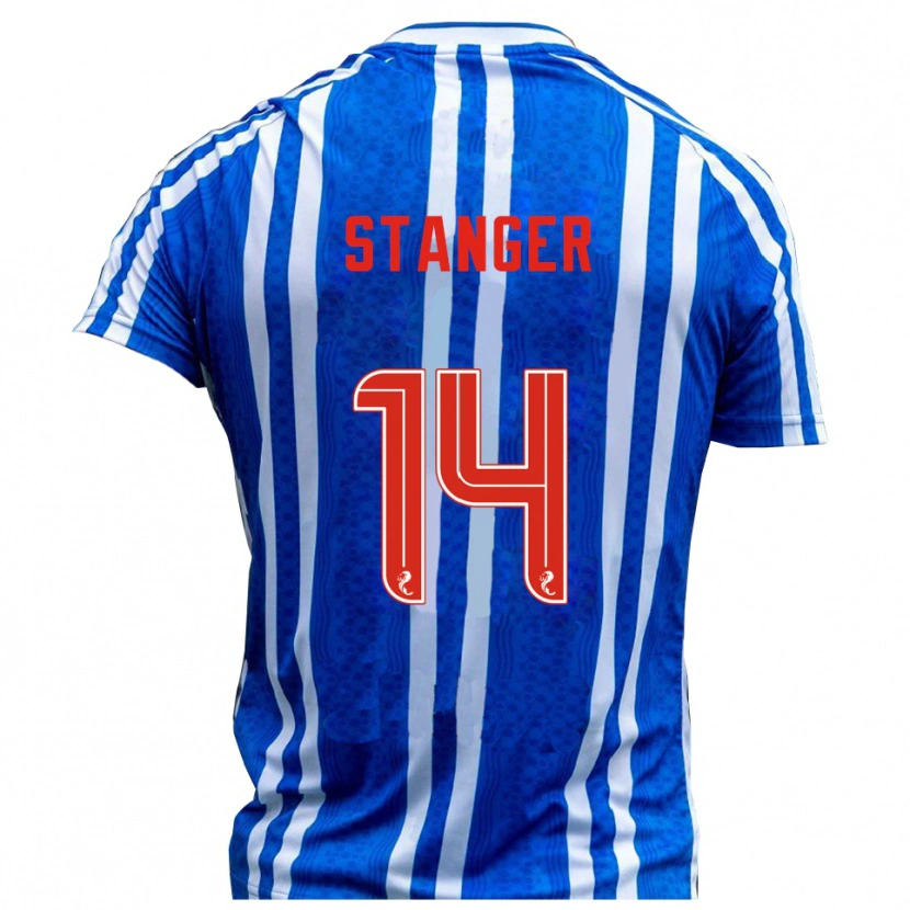 Danxen Men George Stanger #14 Blue White Home Jersey 2025/26 T-Shirt