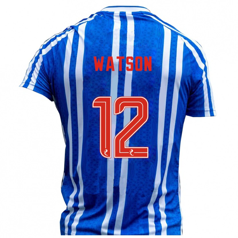 Danxen Men David Watson #12 Blue White Home Jersey 2025/26 T-Shirt