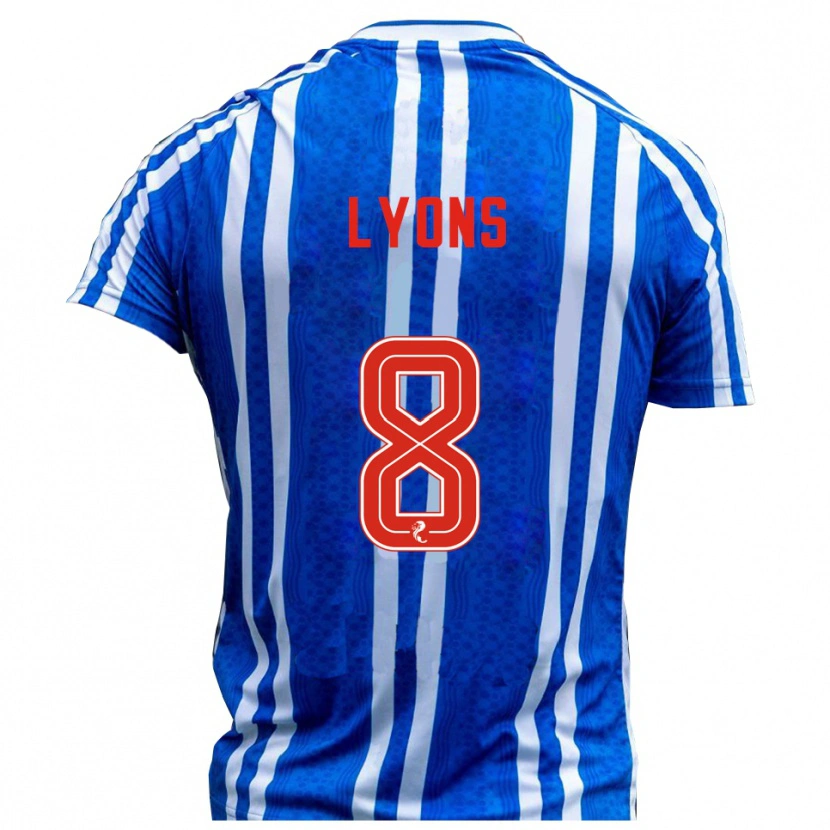 Danxen Men Brad Lyons #8 Blue White Home Jersey 2025/26 T-Shirt