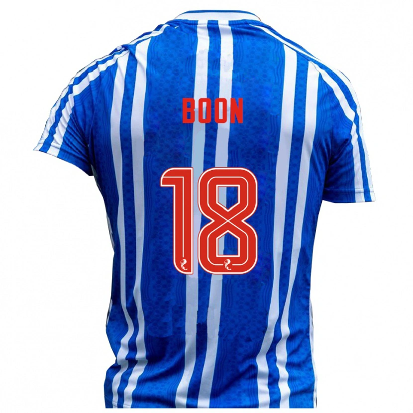 Danxen Men Aiden Boon #18 Blue White Home Jersey 2025/26 T-Shirt