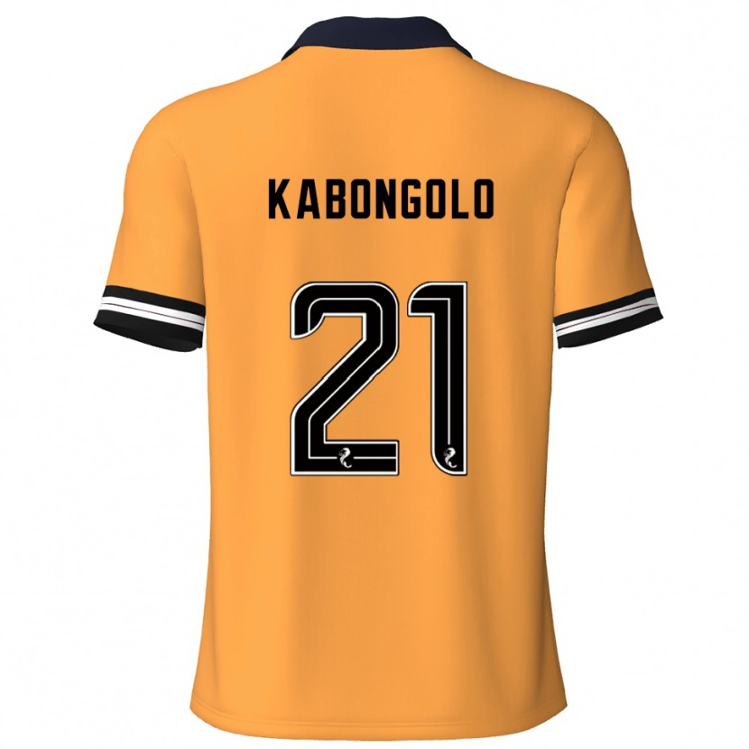 Danxen Men Brooklyn Kabongolo #21 Yellow Black Home Jersey 2025/26 T-Shirt