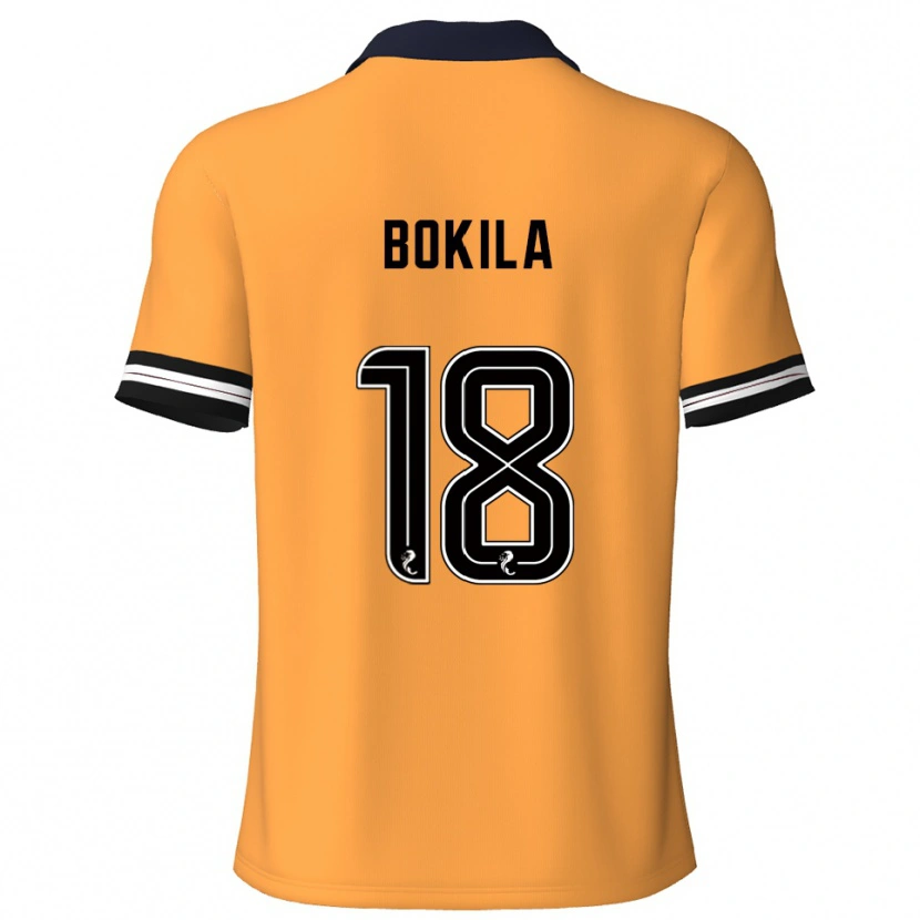 Danxen Men Jeremy Bokila #18 Yellow Black Home Jersey 2025/26 T-Shirt