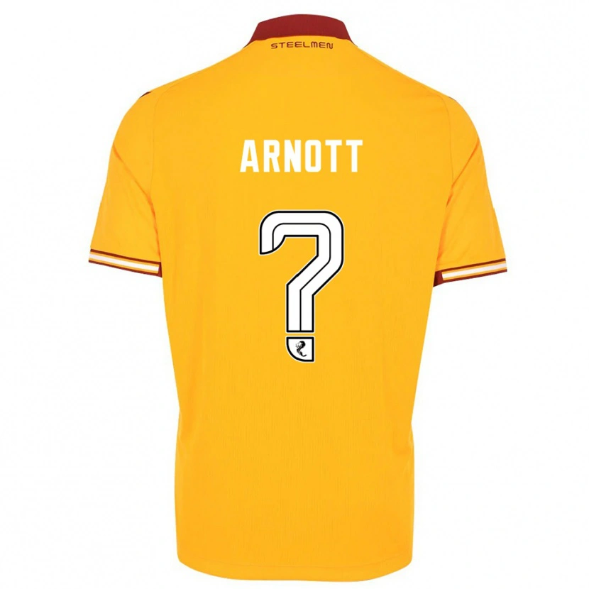 Danxen Men Andrew Arnott #0 Yellow Burgundy Home Jersey 2025/26 T-Shirt