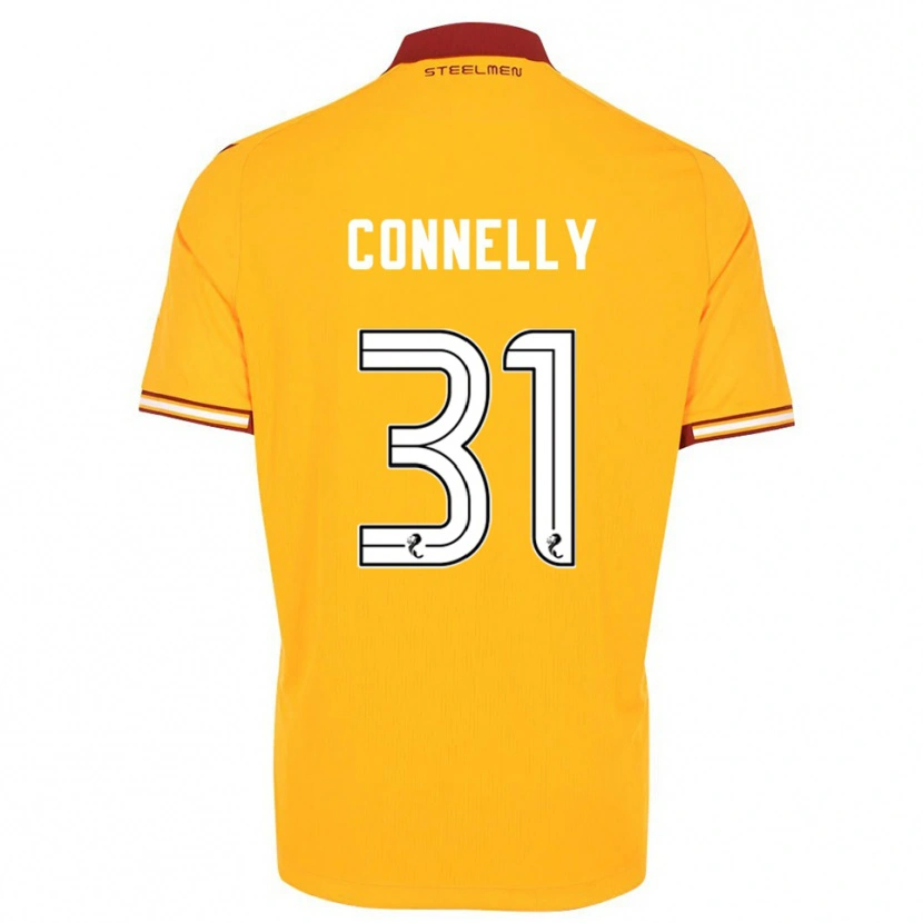 Danxen Men Matty Connelly #31 Yellow Burgundy Home Jersey 2025/26 T-Shirt